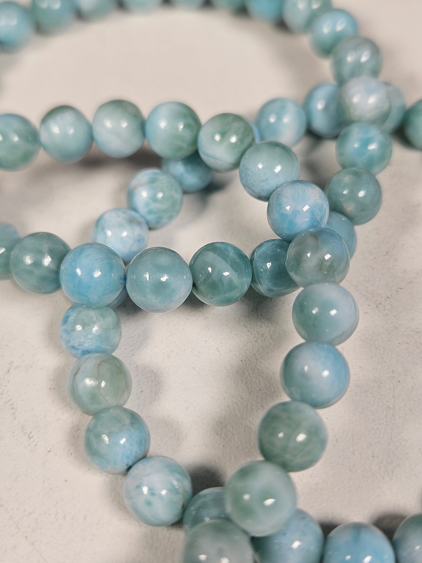 Larimar armband 7 mm
