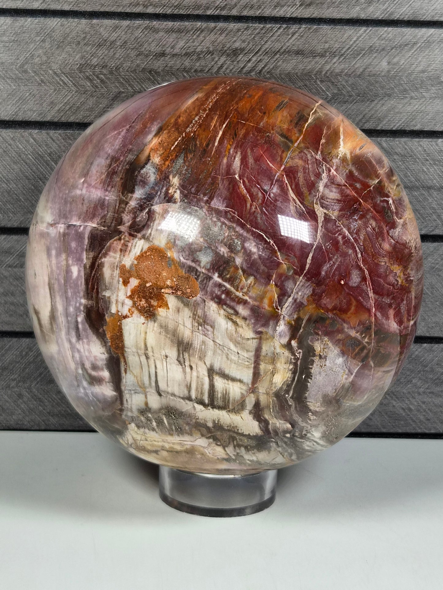 Versteend Hout bol 3934 gram