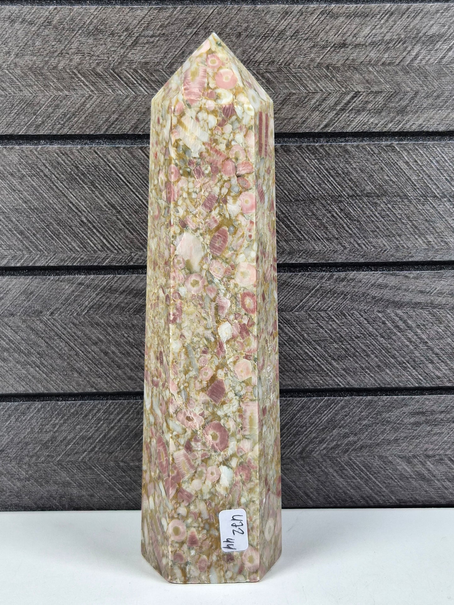 Fossiel Jaspis Toren 472 gram