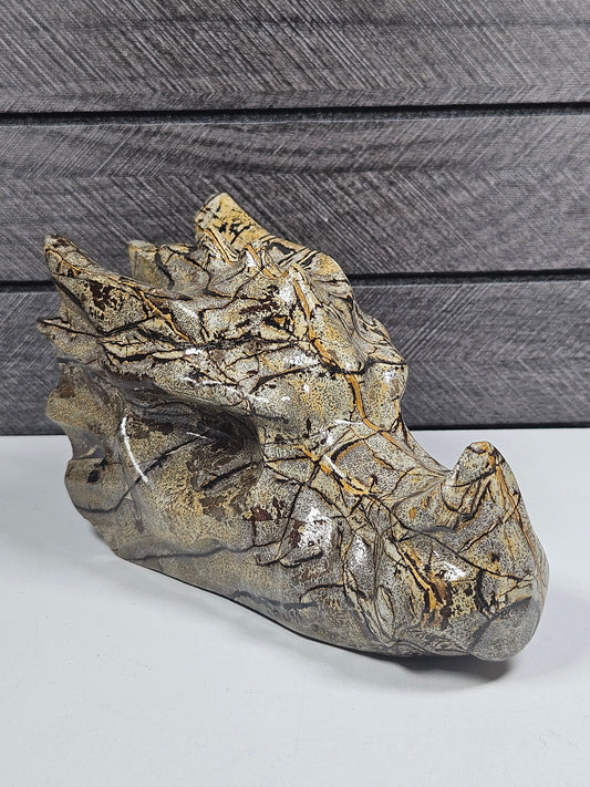 Landschap Jaspis Drakenkop 600 gram