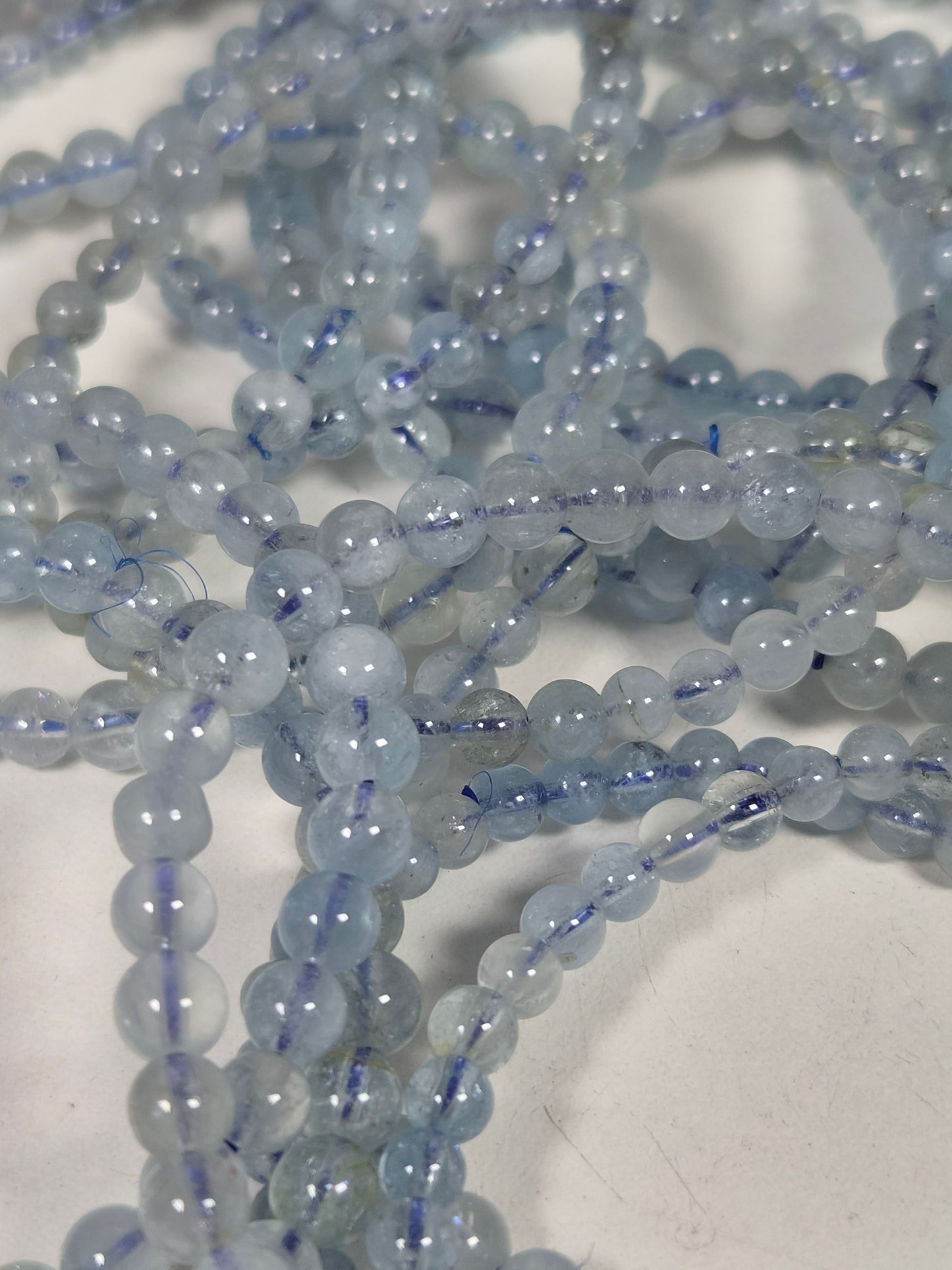 Aquamarijn armband 4mm