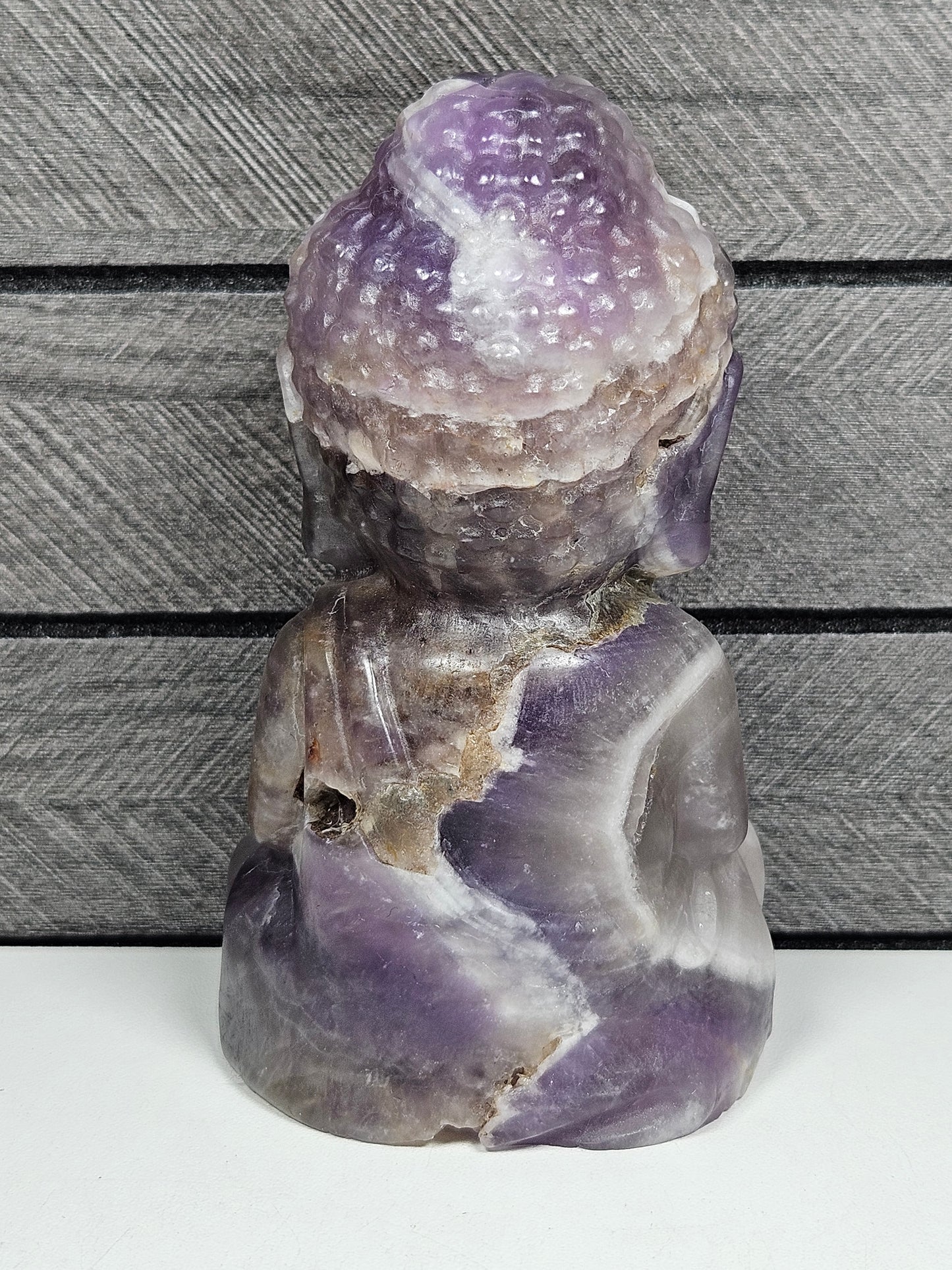 Dream Amethist Buddha 466 gram
