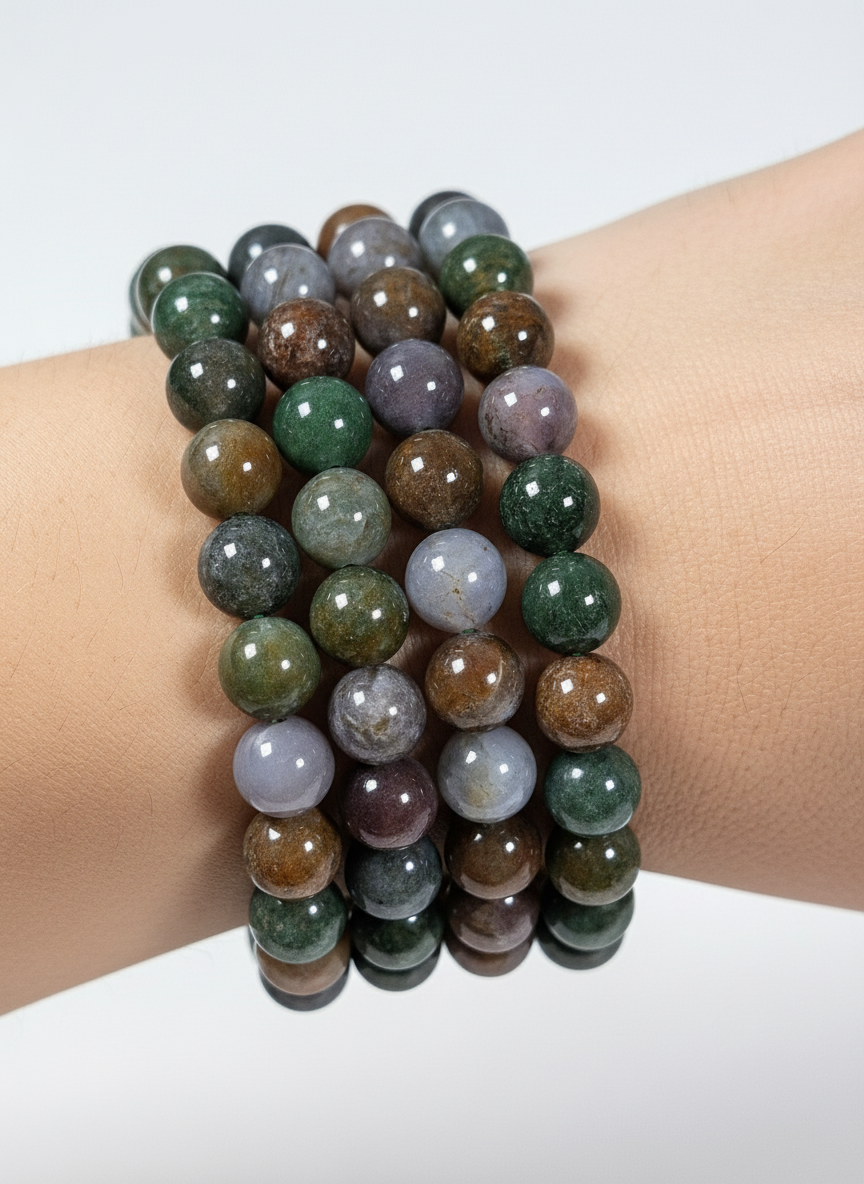 Oceaan jaspis armband 8mm