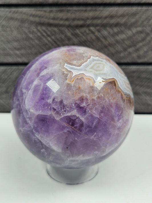 Amethist/Crazy lace bol 428 gram