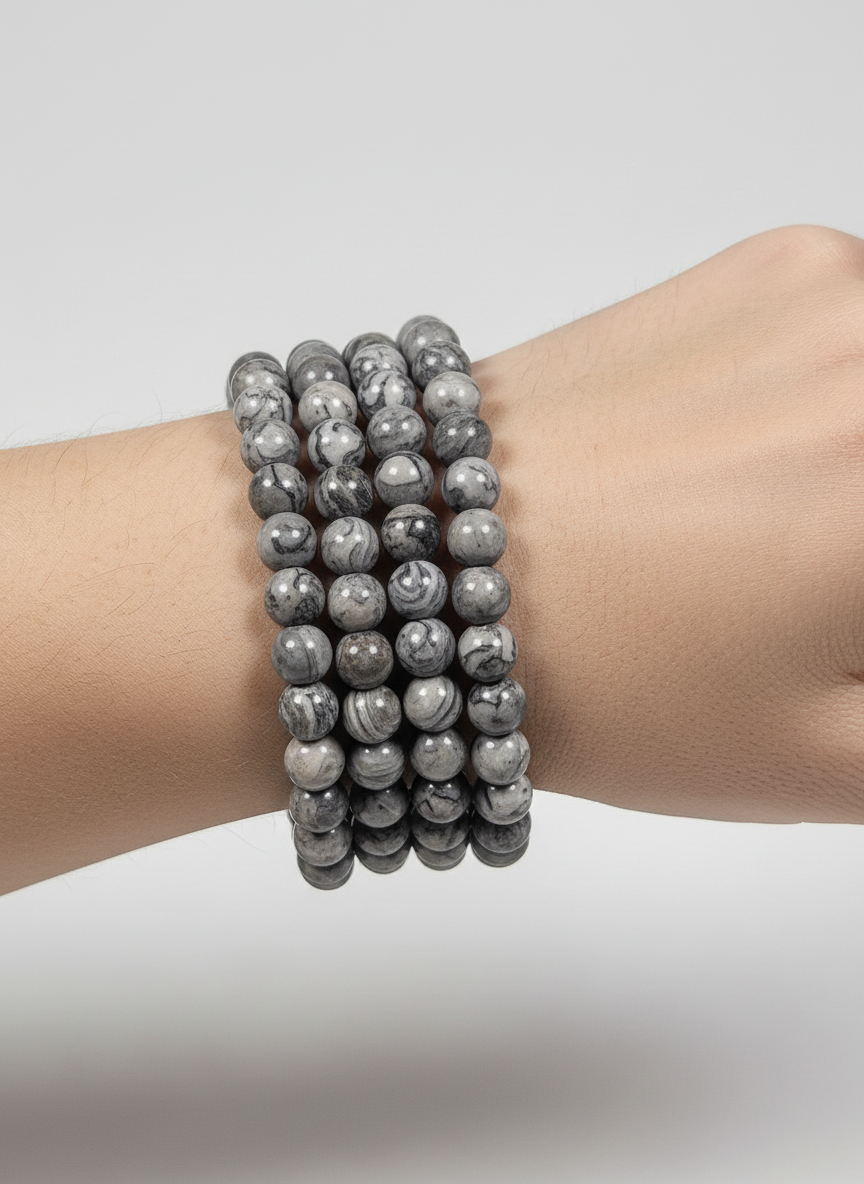 Picasso Jaspis Armband 6mm