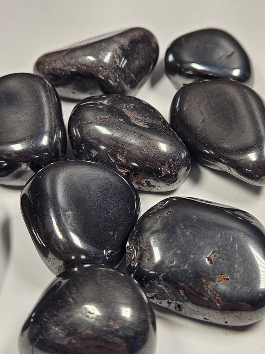 Hematiet trommelsteen