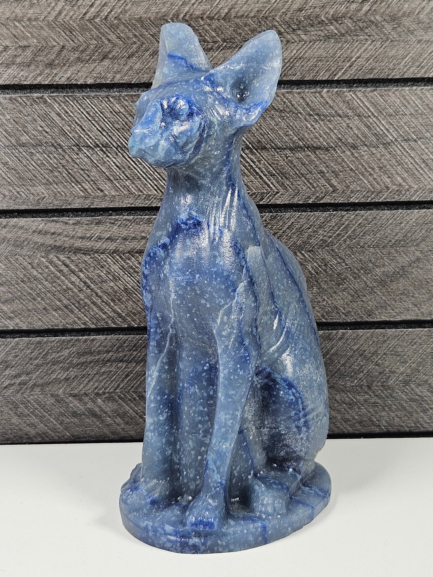 Blauwe Aventurijn Sfinx