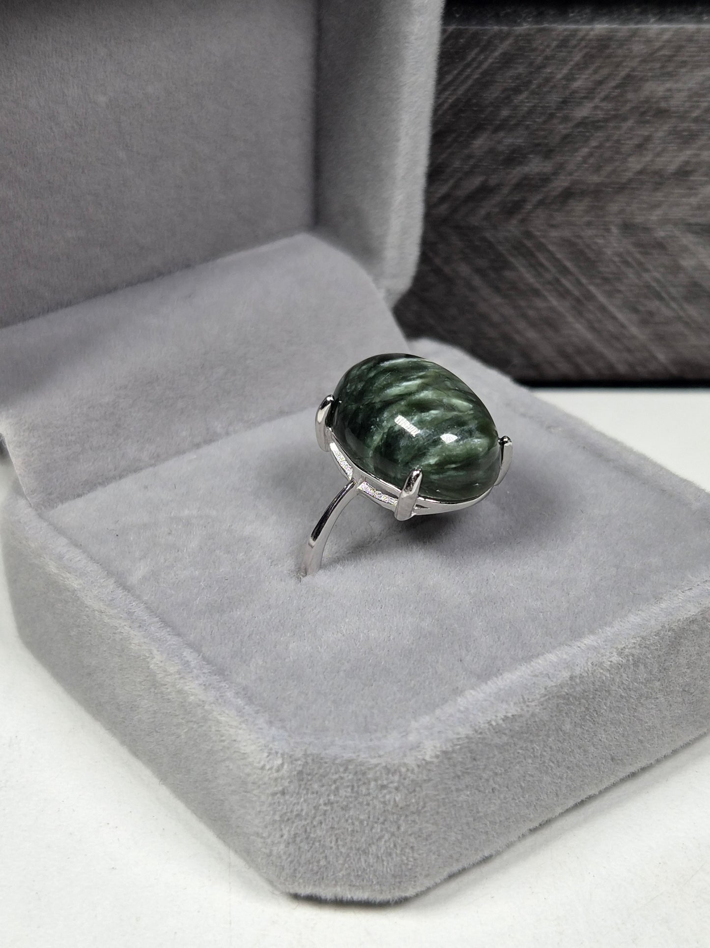 Serafiniet s925 (zilver) verstelbare ring nr14