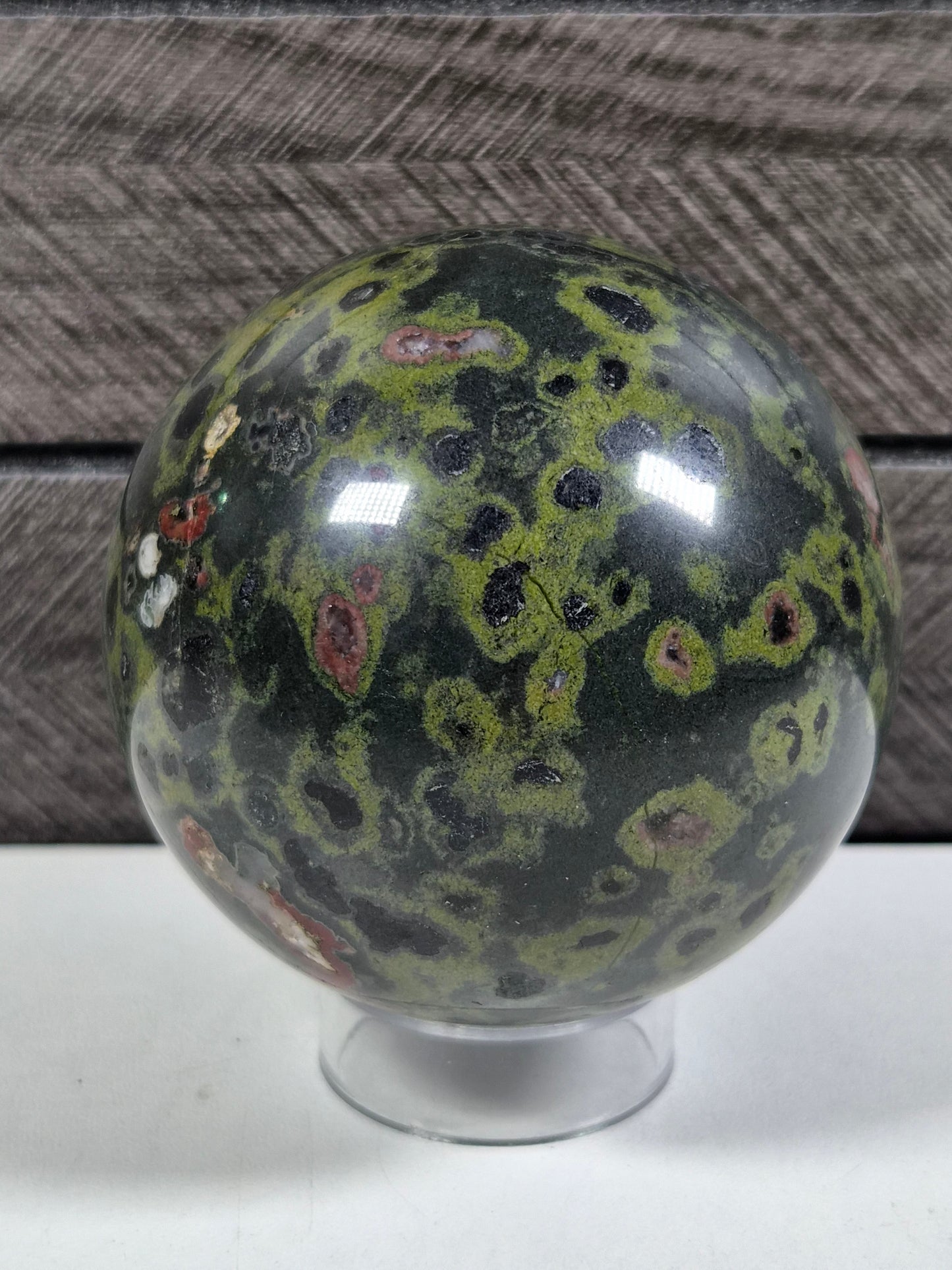 Pruimenbloesem Jaspis bol 452 gram