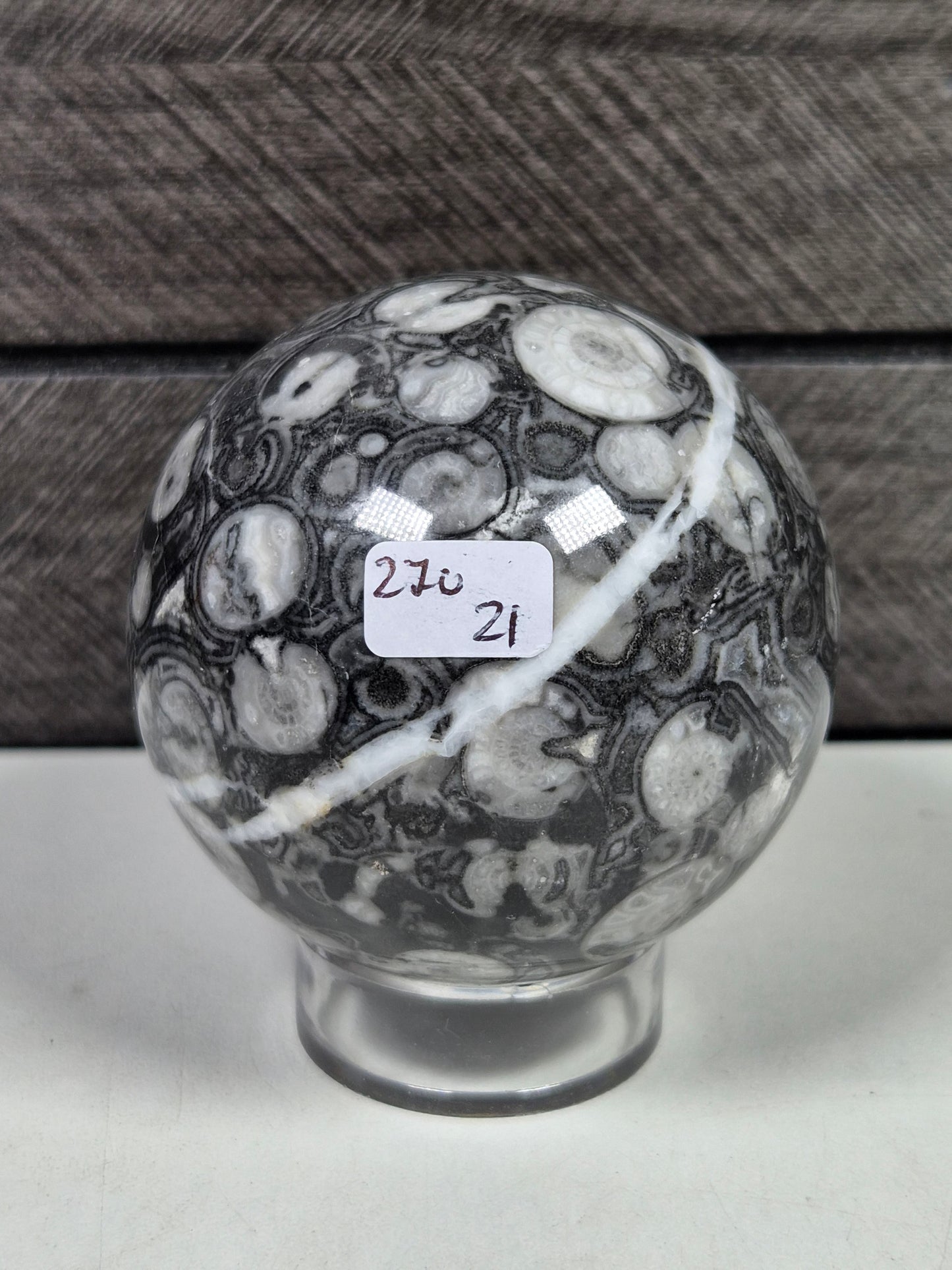 Fossiel Jaspis bol 270 gram