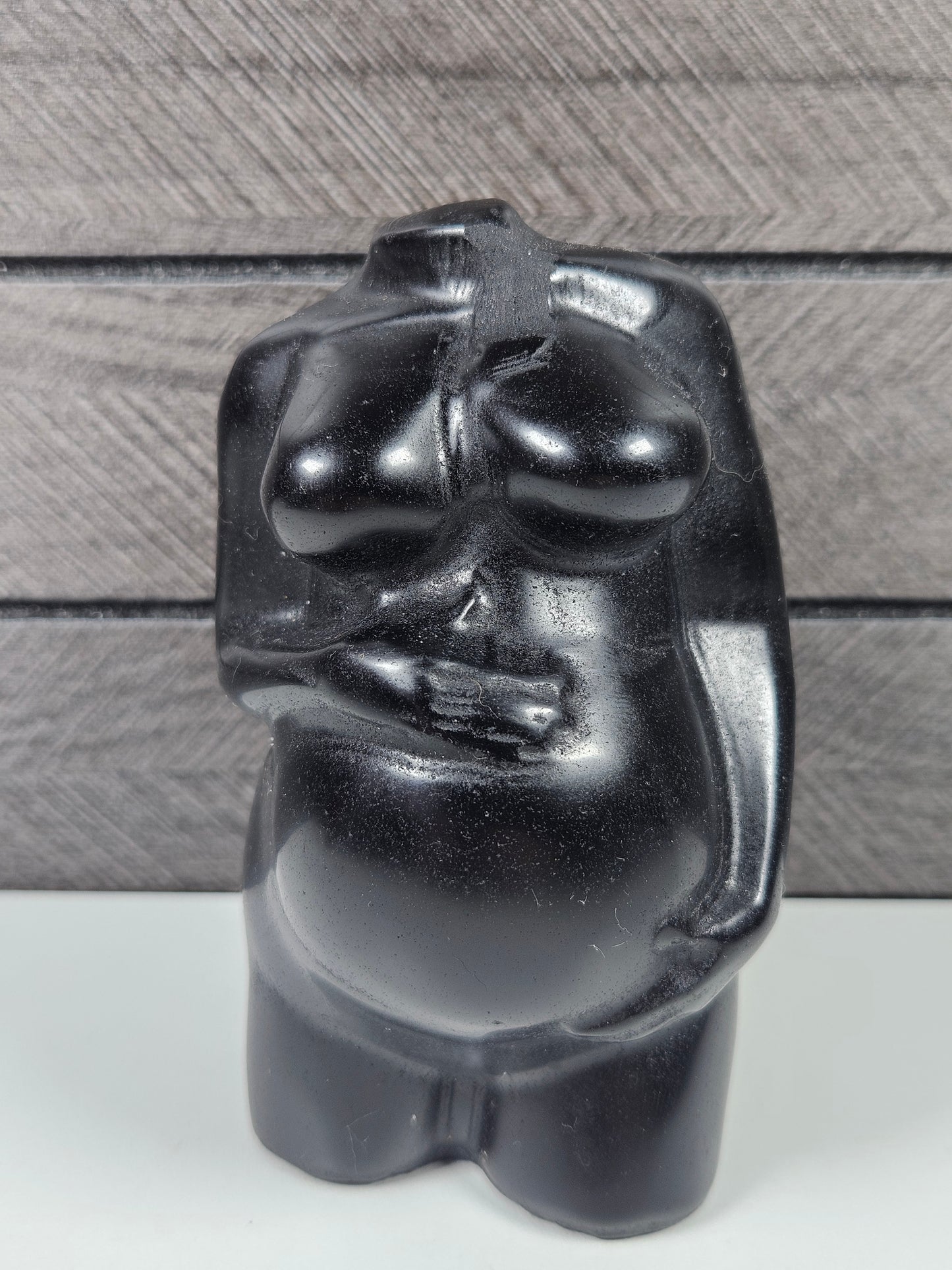 Obsidiaan zwangere body