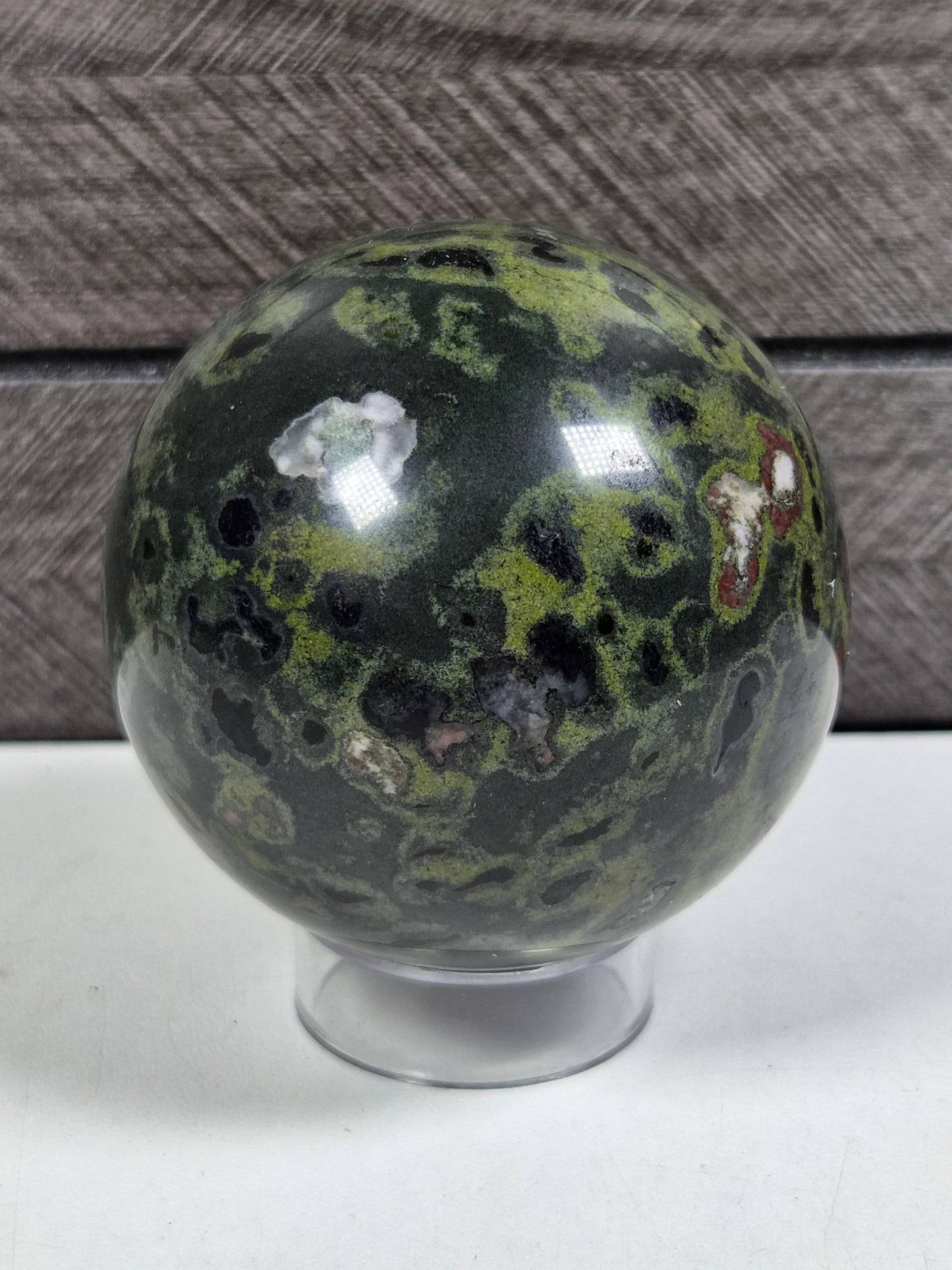 Pruimenbloesem Jaspis bol 360 gram
