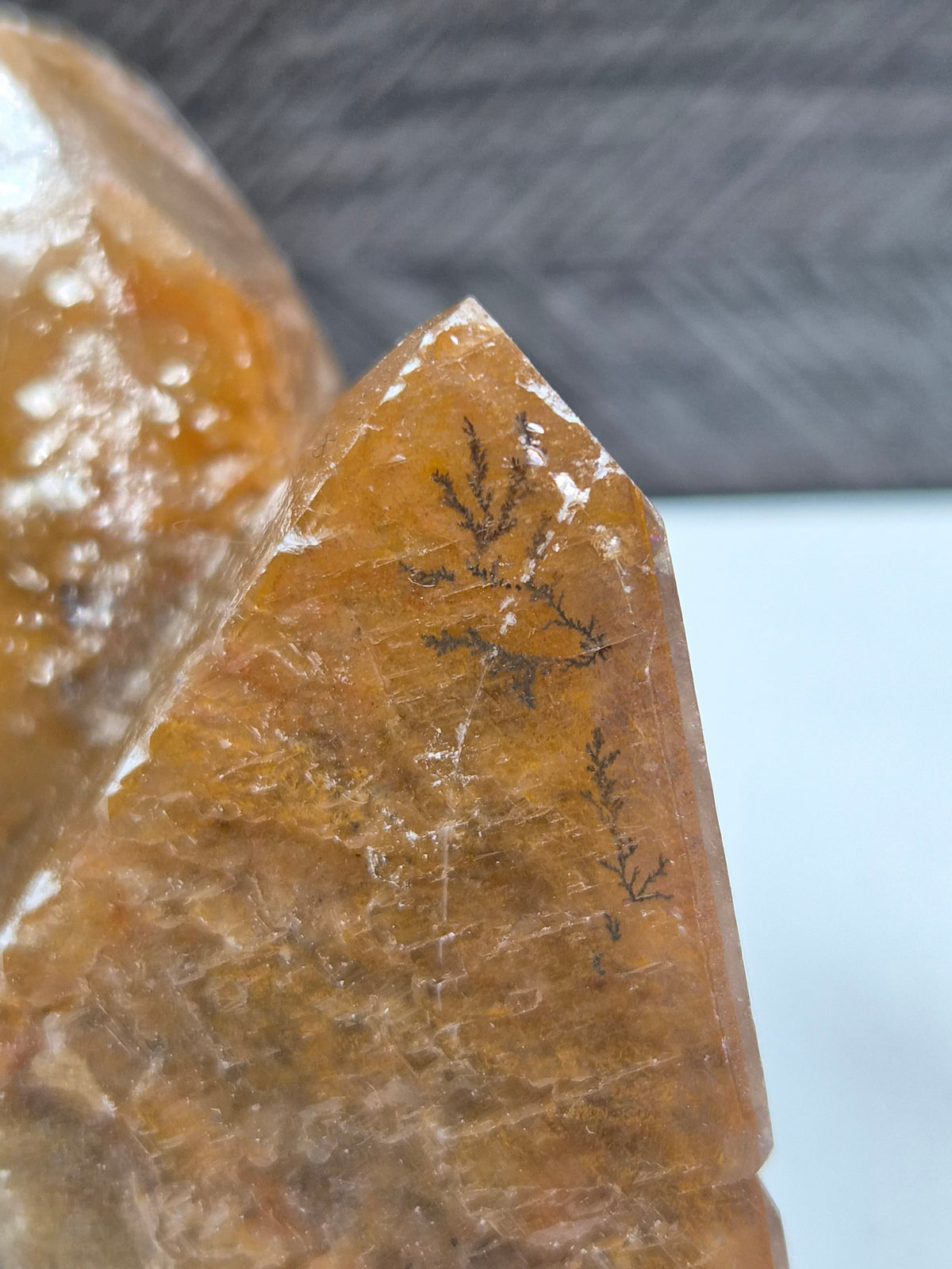 Amber Calciet met Dendriet 160 gram