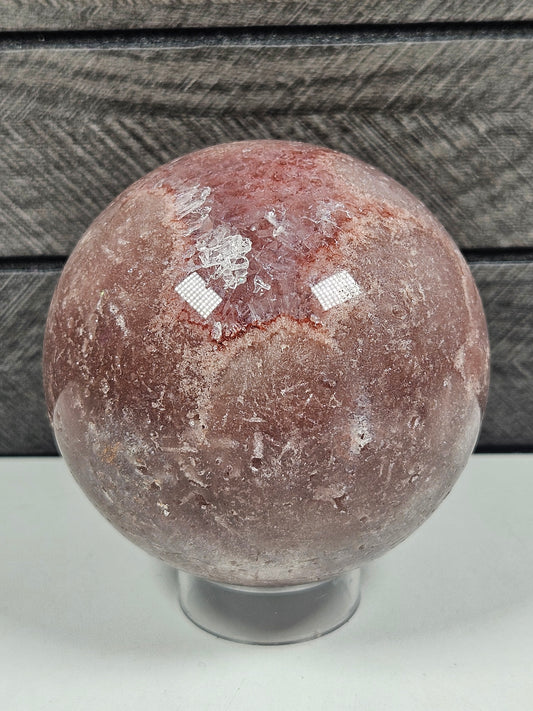 Roze amethist bol 502 gram