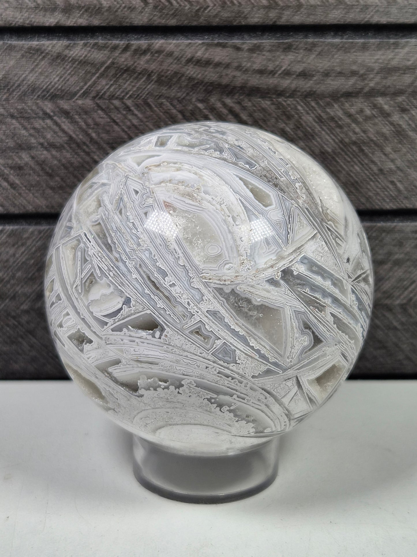 Witte Crazy Lace bol 360 gram