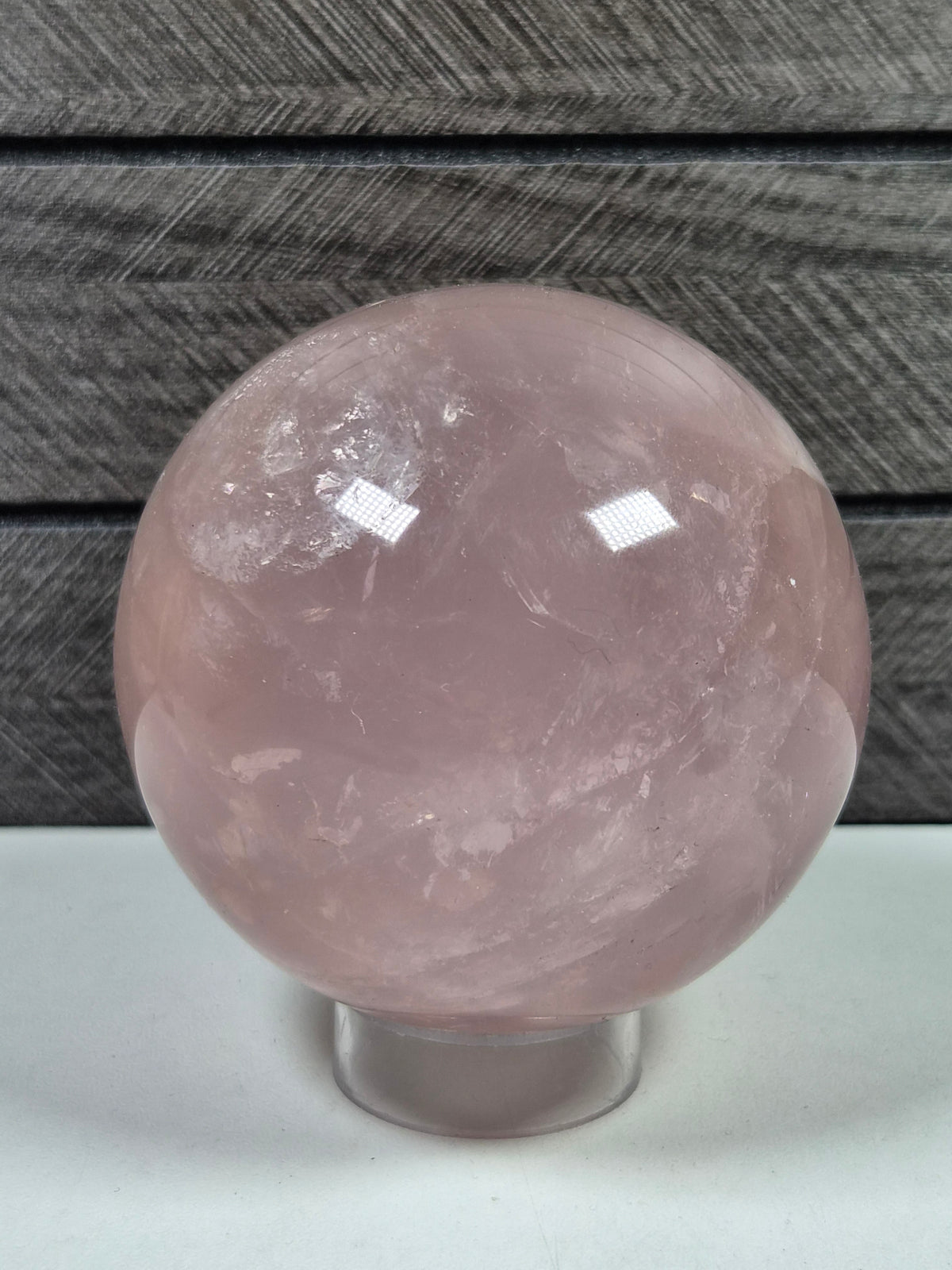 Rozenkwarts met Starflash bol 558 gram