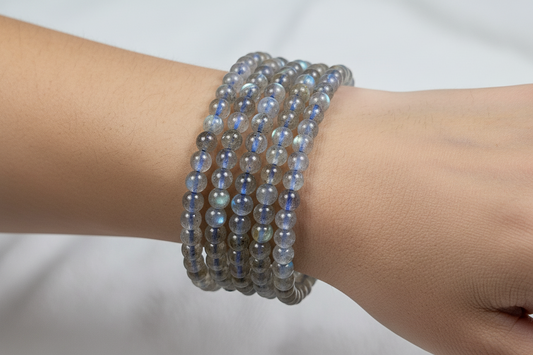 Labradoriet armband 4mm