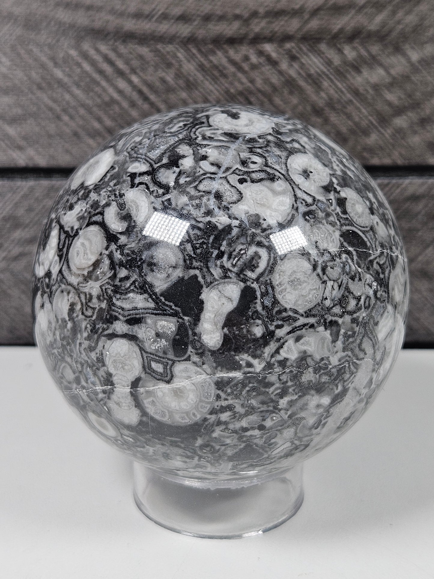 Fossiel Jaspis bol 396 gram