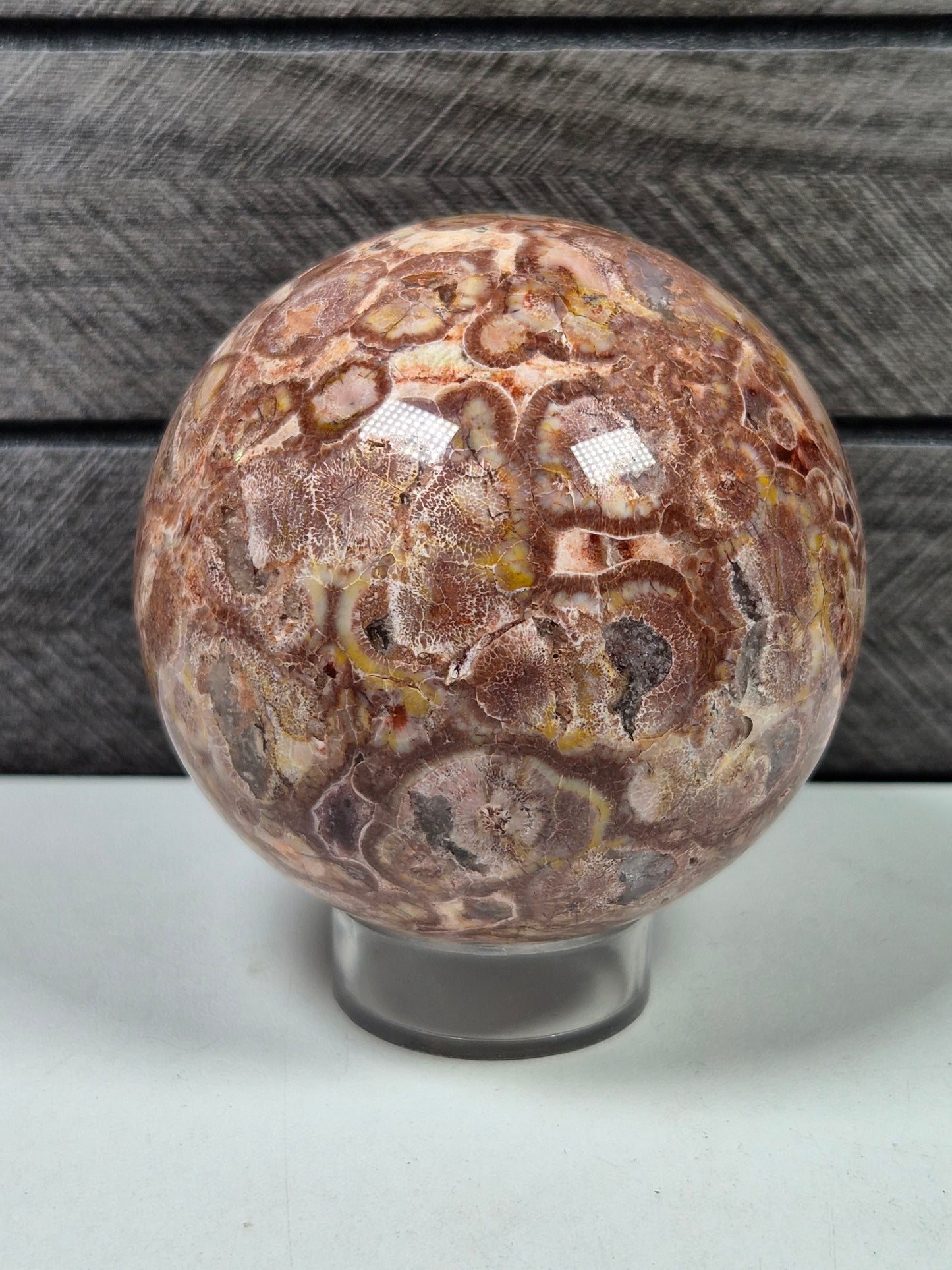 Orbiculair Indiaans Ryoliet bol 402 gram