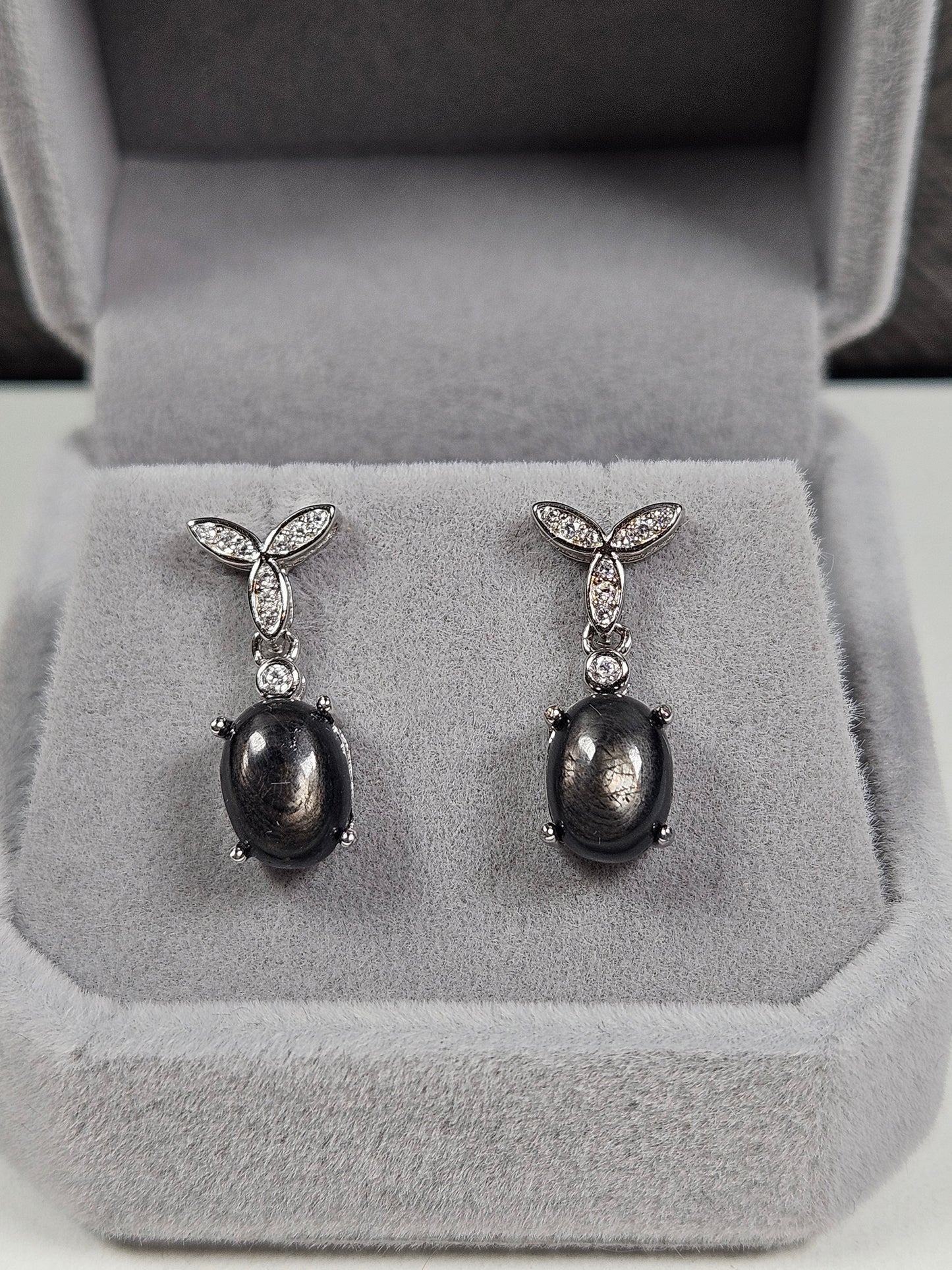 Hypersteen s925 (zilver) oorbellen nr25