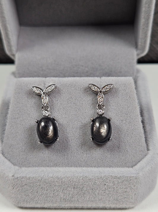 Hypersteen s925 (zilver) oorbellen nr25