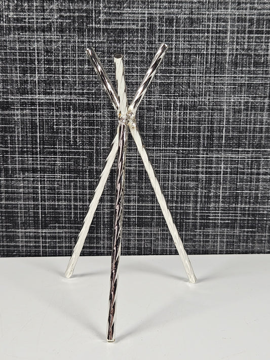 Bolhouder Driepoot zilver L