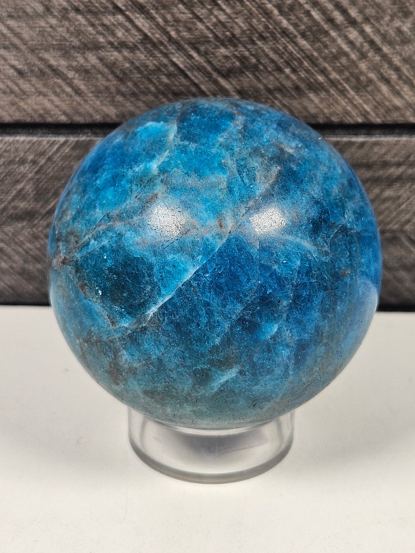 Blauwe apatiet bol 330 gram