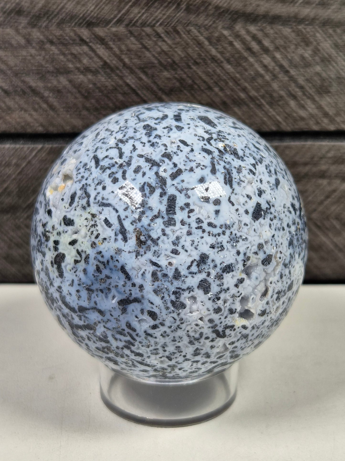 Blauwe Agaat bol 262 gram