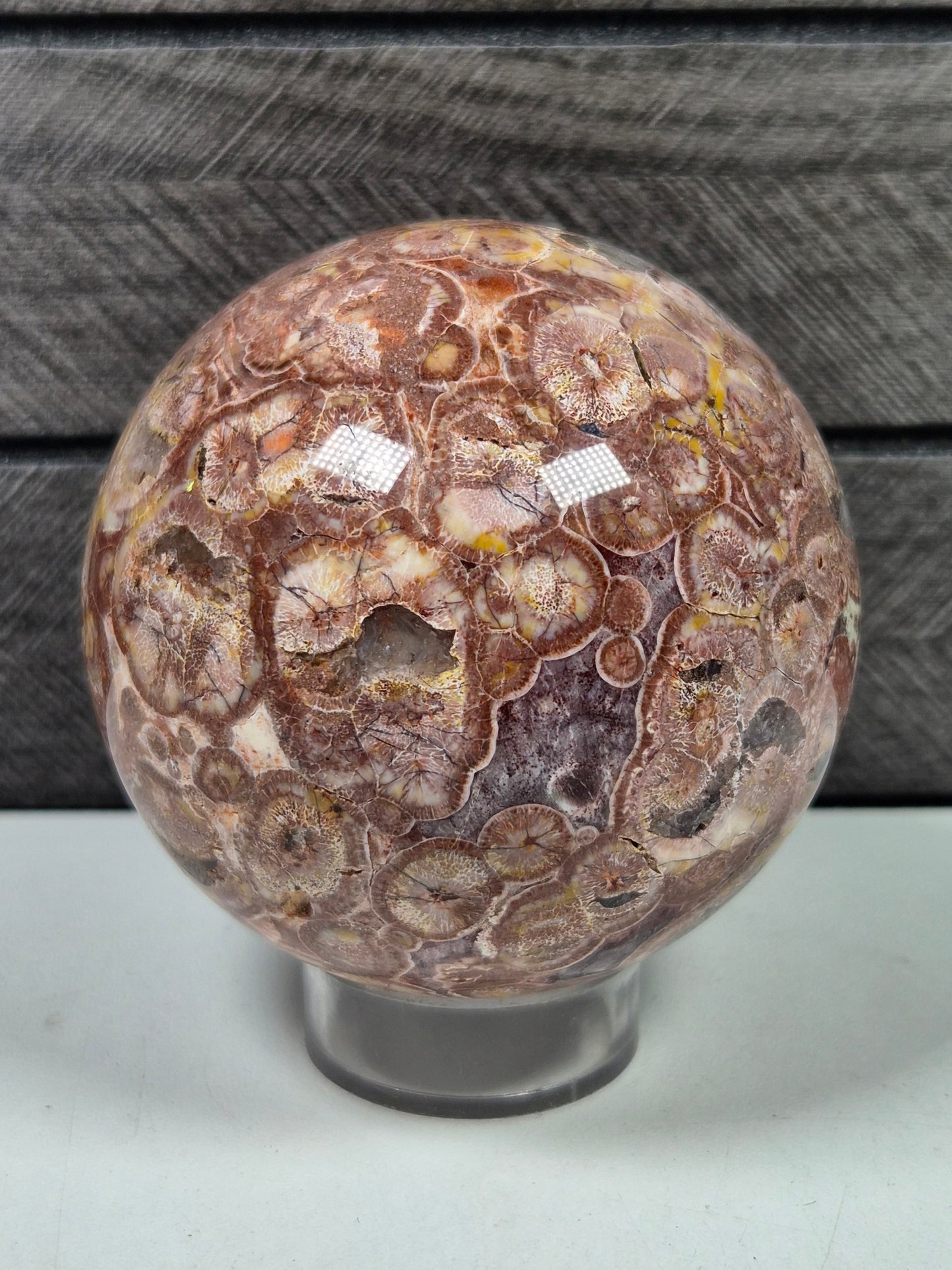 Orbiculair Indiaans Ryoliet bol 416 gram