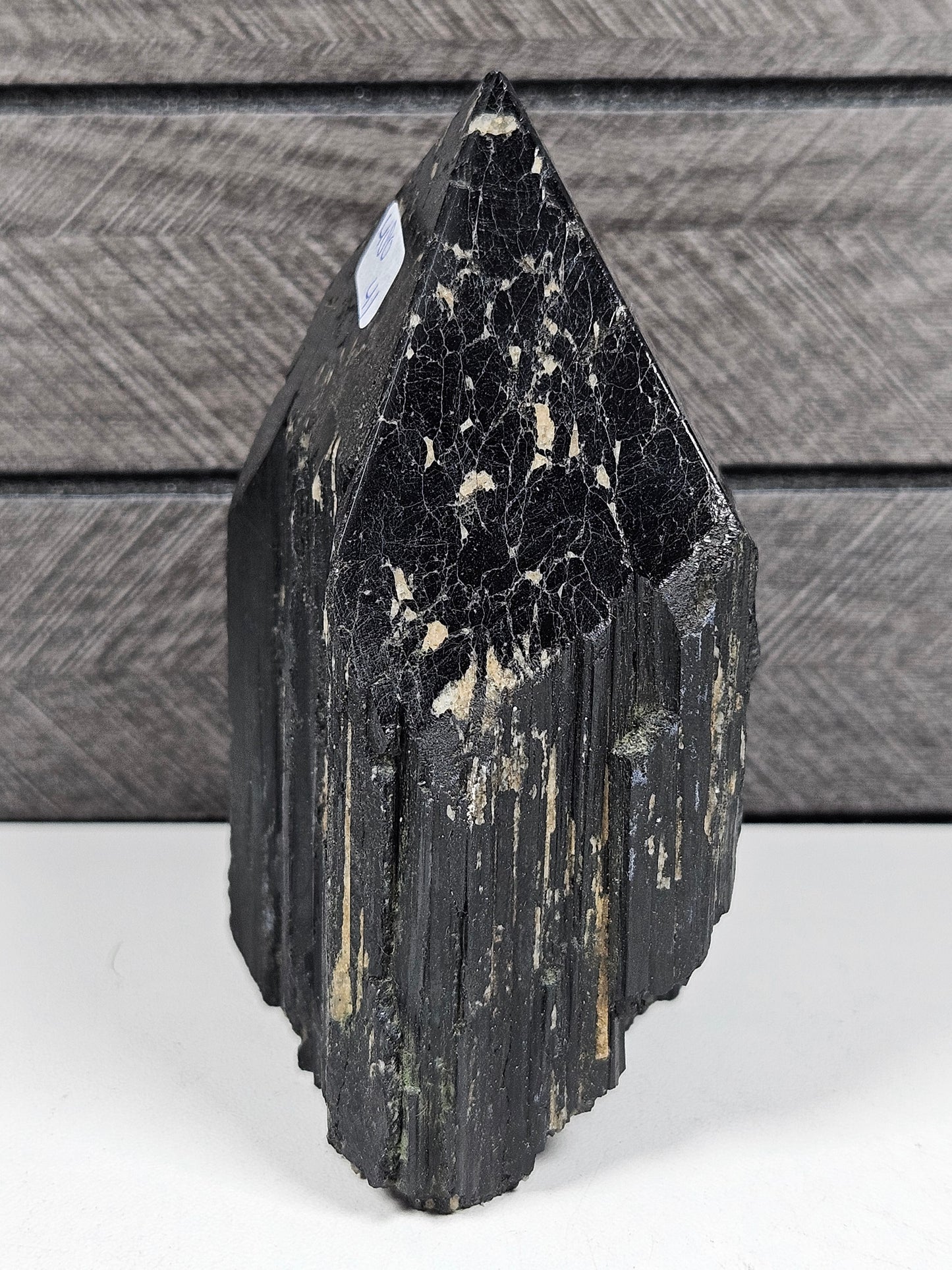 Zwarte toermalijn toren 480 gram