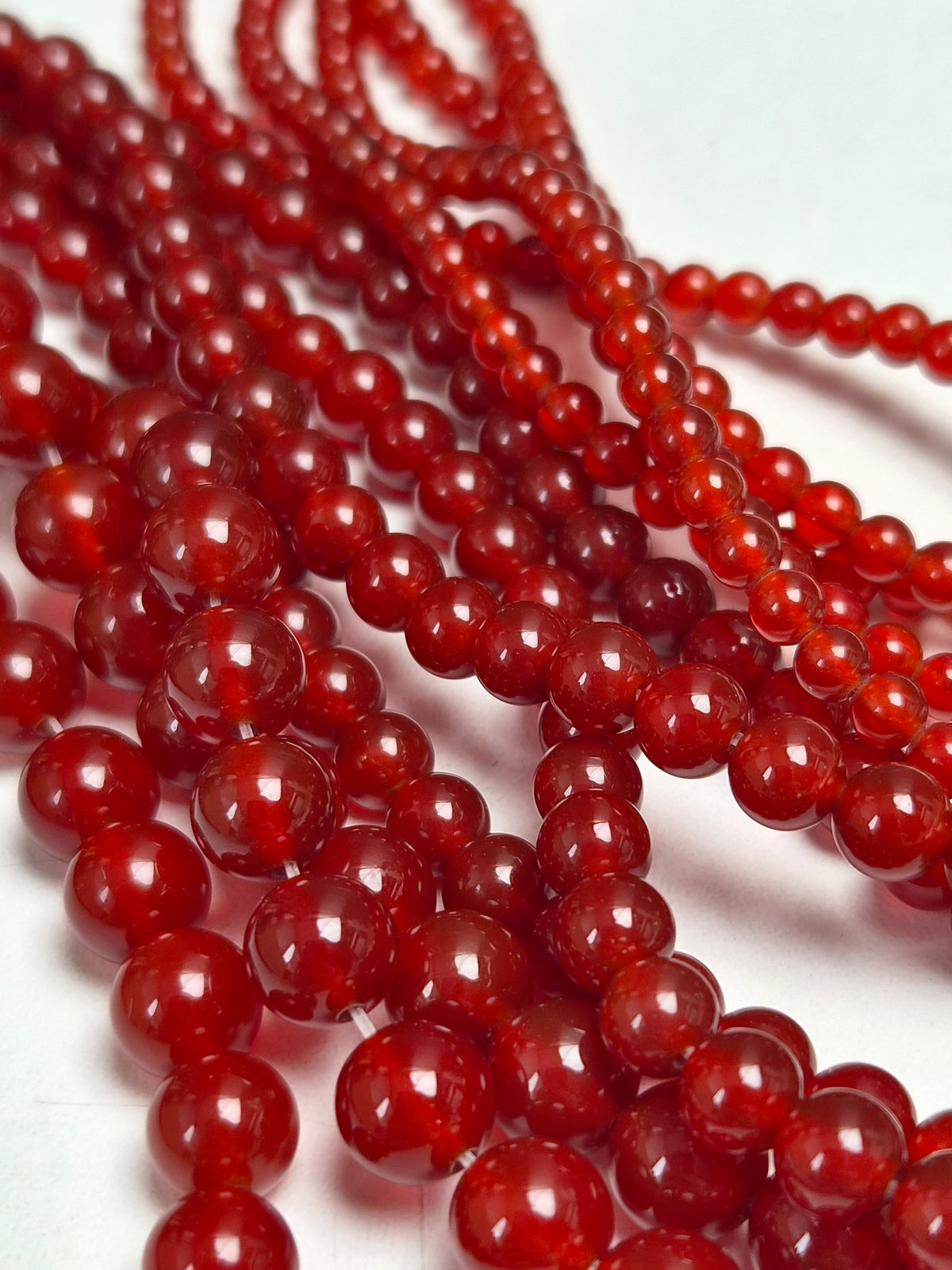 Carneool Rood Kralenstreng 8mm