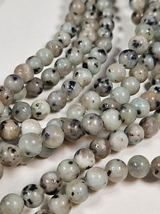 Kiwi Jaspis kralenstreng 6mm