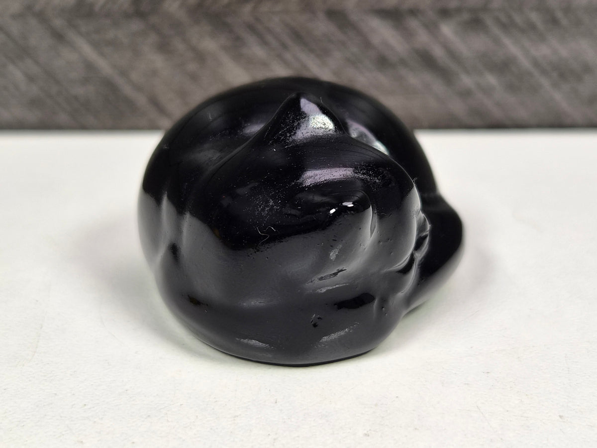 Obsidiaan Slapend Katje 40 gram