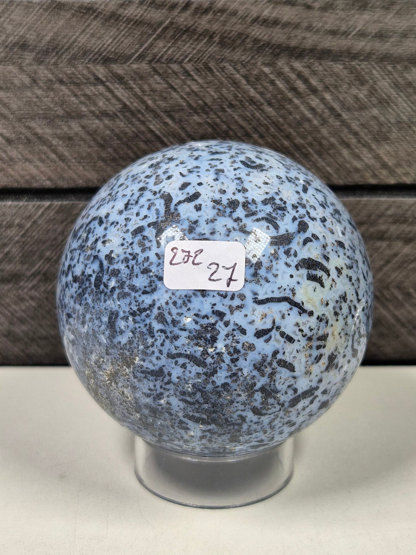 Blauwe Agaat bol 272 gram