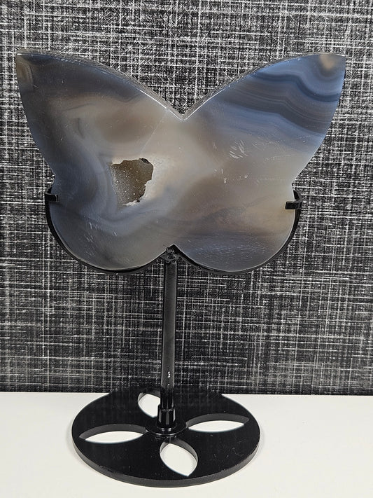 Agaat vlinder op standaard nr6