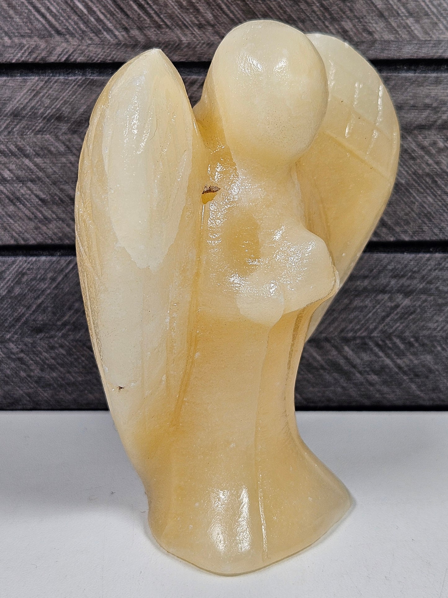 Gelber Jadeengel 413 Gramm