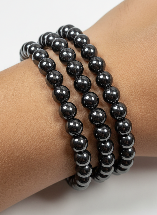 Hematiet armband 8mm