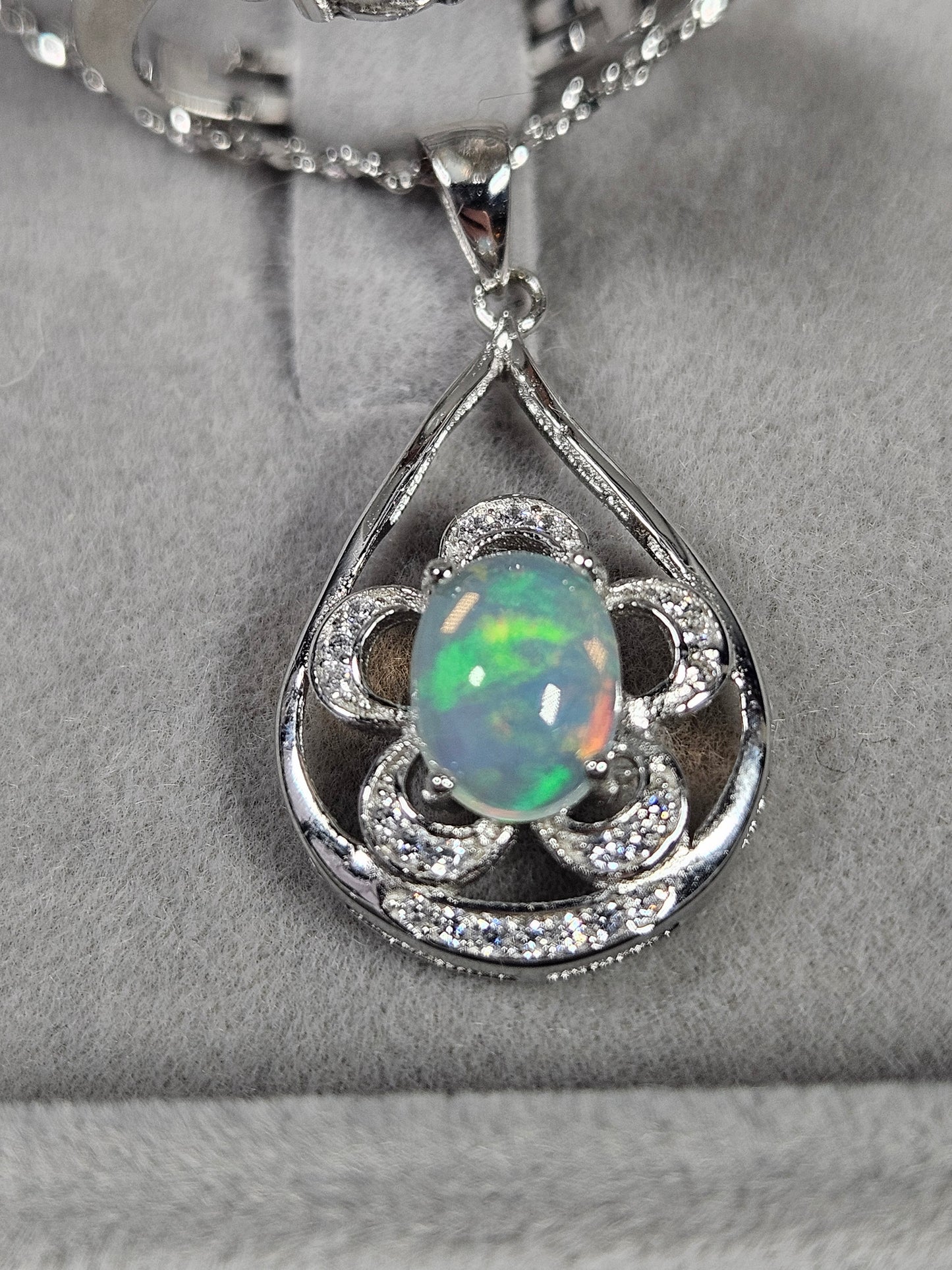 Opaal s925 (zilver) set nr50