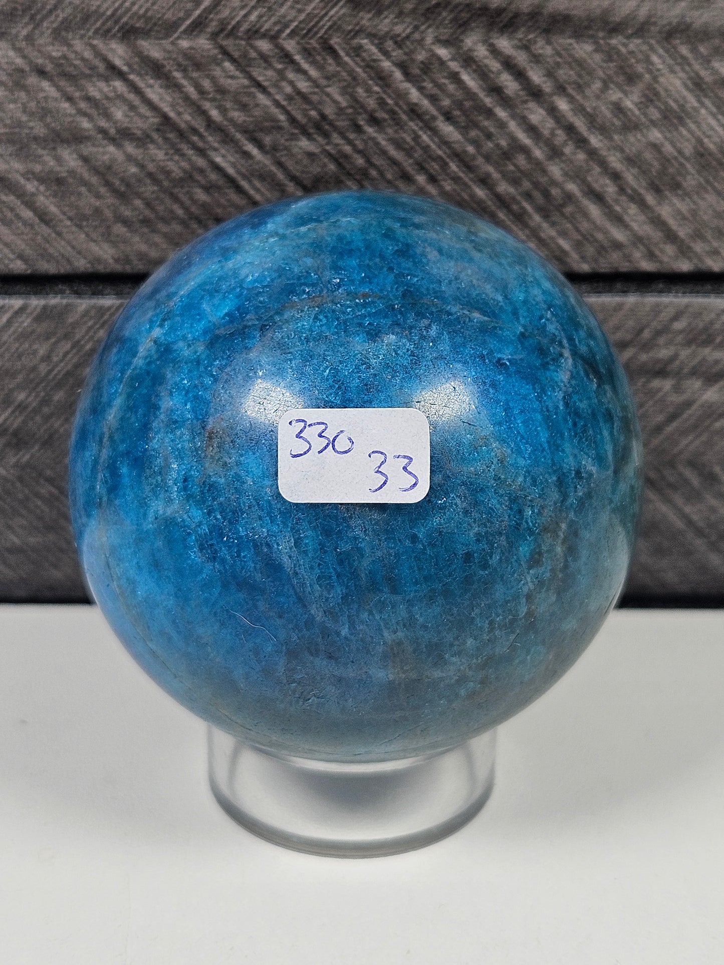 Blauwe apatiet bol 330 gram