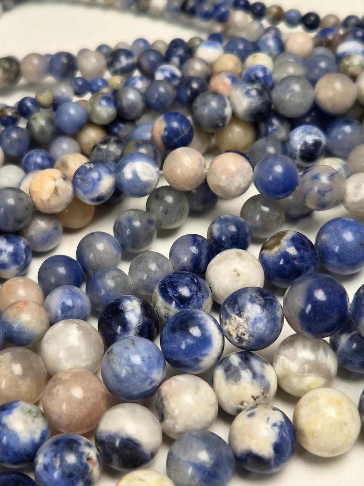 Sodaliet Mix Kralenstreng 4mm