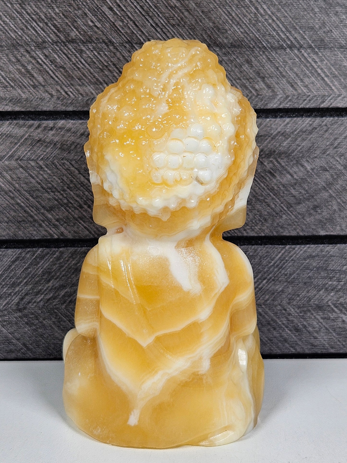 Honing Calciet Buddha 448 gram
