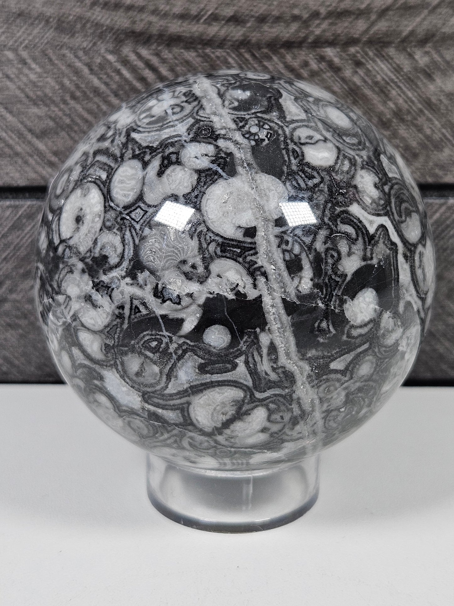 Fossiel Jaspis bol 442 gram