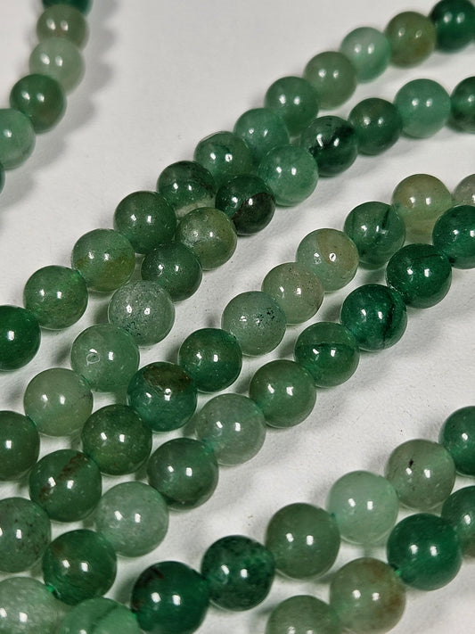 Groene aventurijn kralenstreng 6mm