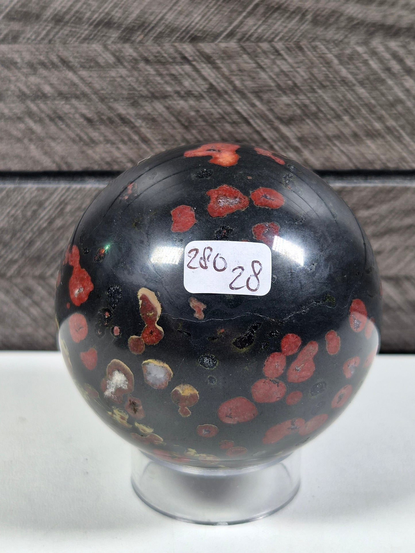 Pruimenbloesem Jaspis bol 280 gram