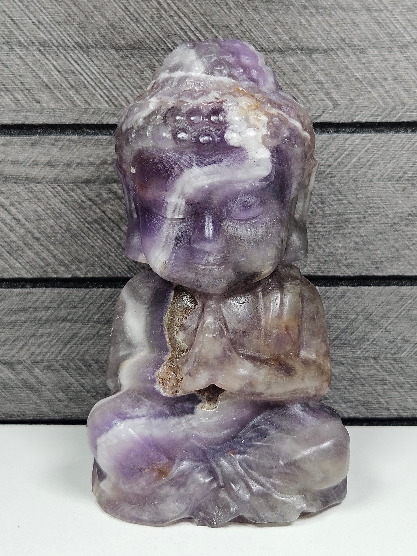 Dream Amethist Buddha 466 gram
