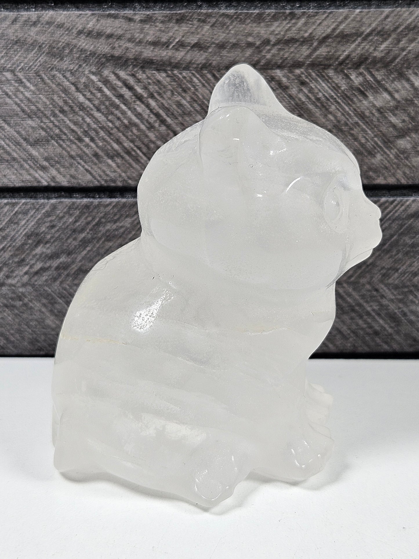 Bergkristal Zittende Kat