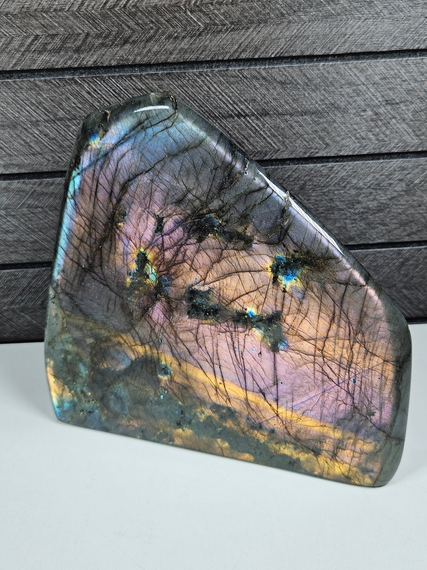 Labradoriet sculptuur 1432 gram