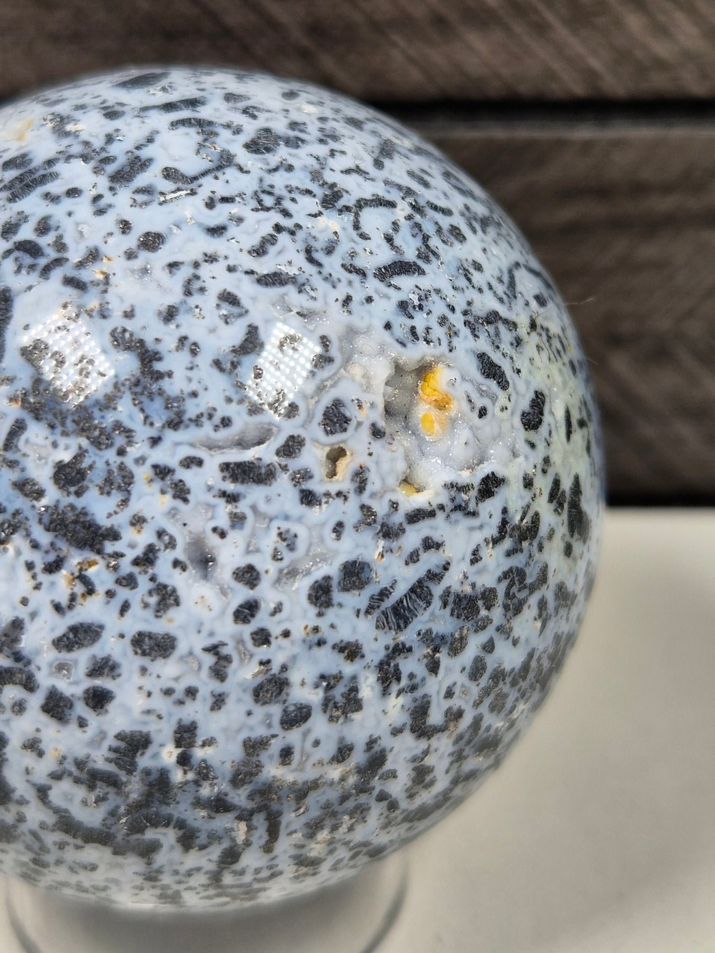 Blauwe Agaat bol 262 gram