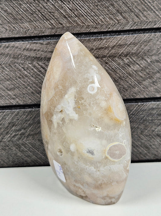 Bloemagaat/Roze Amethist Sculptuur 338 gram