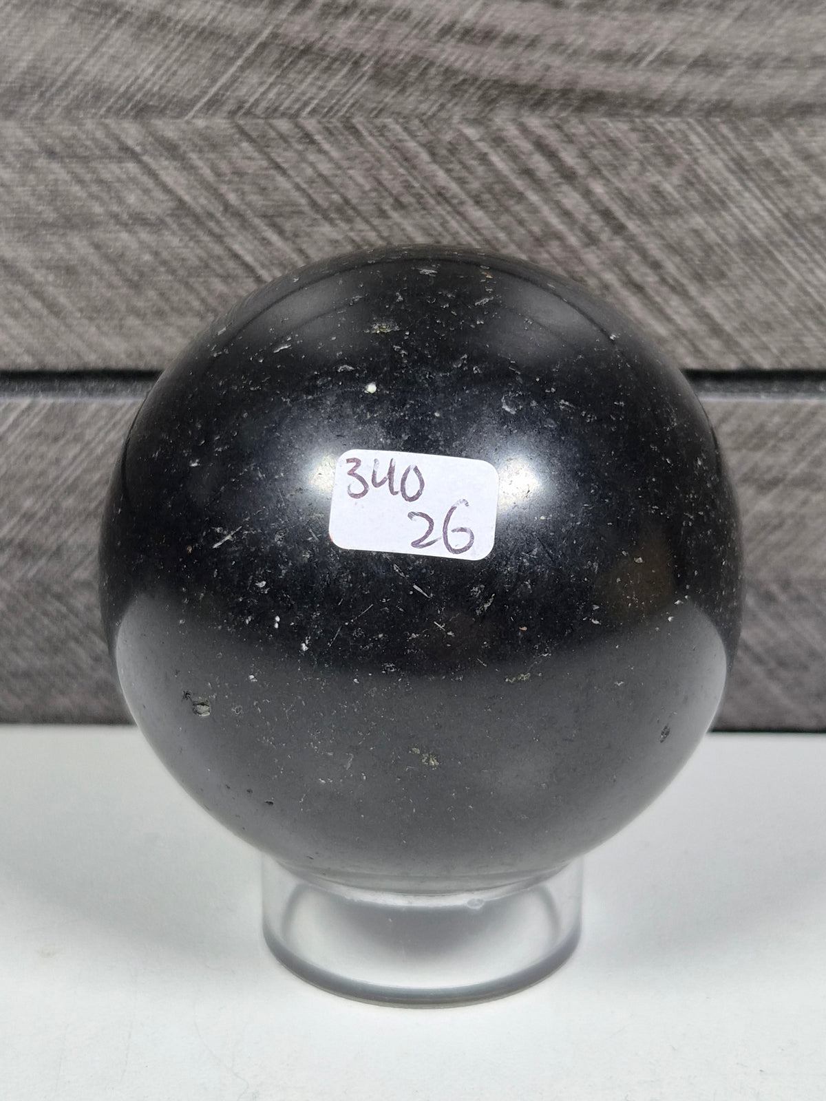 Zwarte Toermalijn bol 340 gram